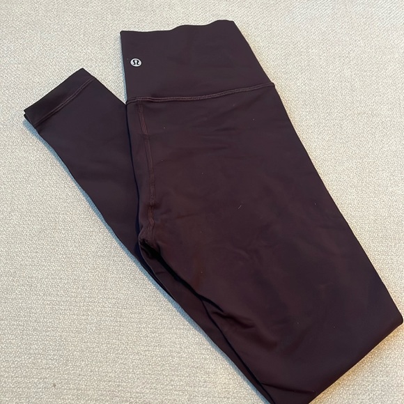 lululemon athletica Pants - Lululemon wonder under sz 6 leggings high rise waist full length compressed